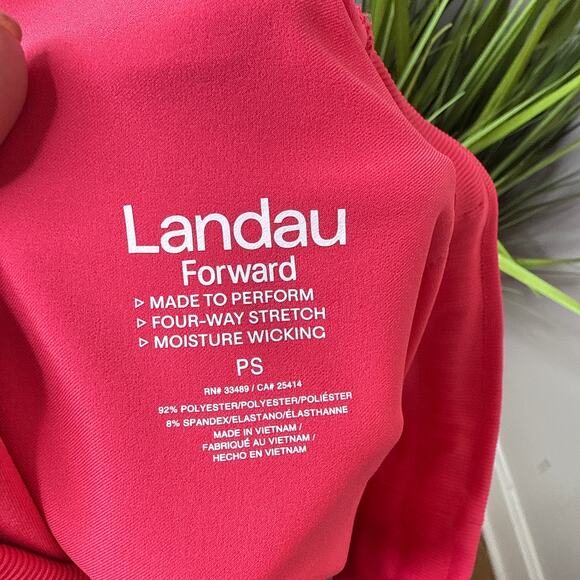 Landau Forward Women's‎ Jogger Scrub Pants Petite Small PS Tea Berry Medical - Picture 10 of 12